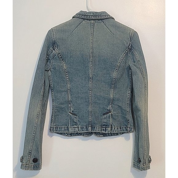 COPY - Rare Vintage Jacob Connexion Fitted Denim Jacket Size XS - Picture 2 of 3